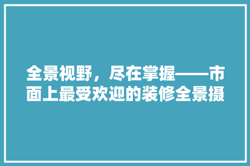 全景视野，尽在掌握——市面上最受欢迎的装修全景摄像机