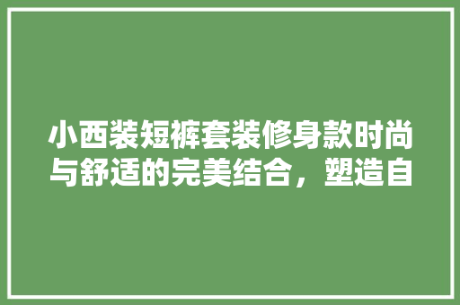 小西装短裤套装修身款时尚与舒适的完美结合，塑造自信职场形象